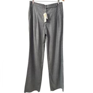 Gunex Gray Virgin Wool Cashmere Bootcut Trousers